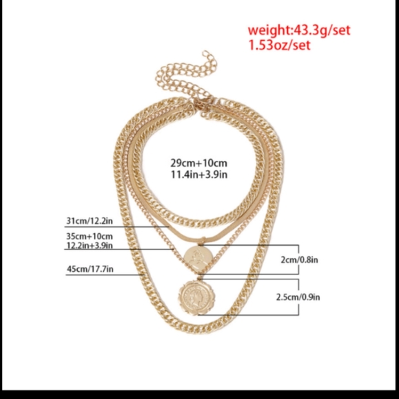 PUNK MIAMI CUBAN CHOKER BIG COIN NECKLACE - Picture 2 of 6